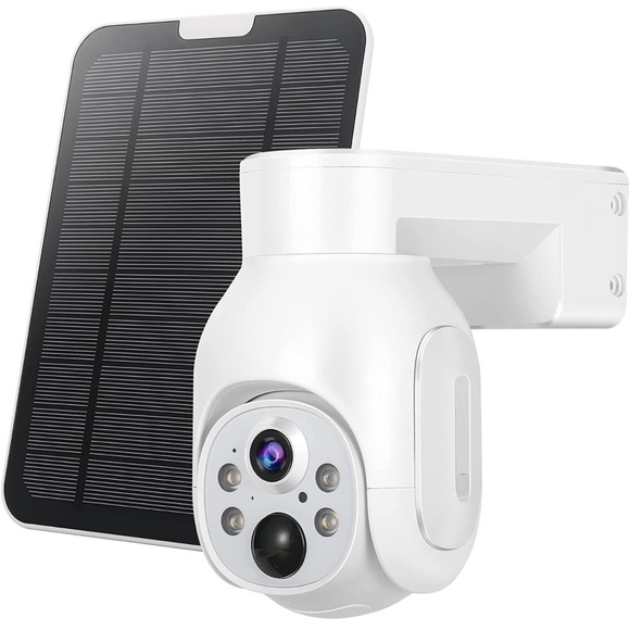 Brand New Wireless Outdoor Solar Powered Wi-Fi Security Camera w/ Recording - Picture 1 of 10